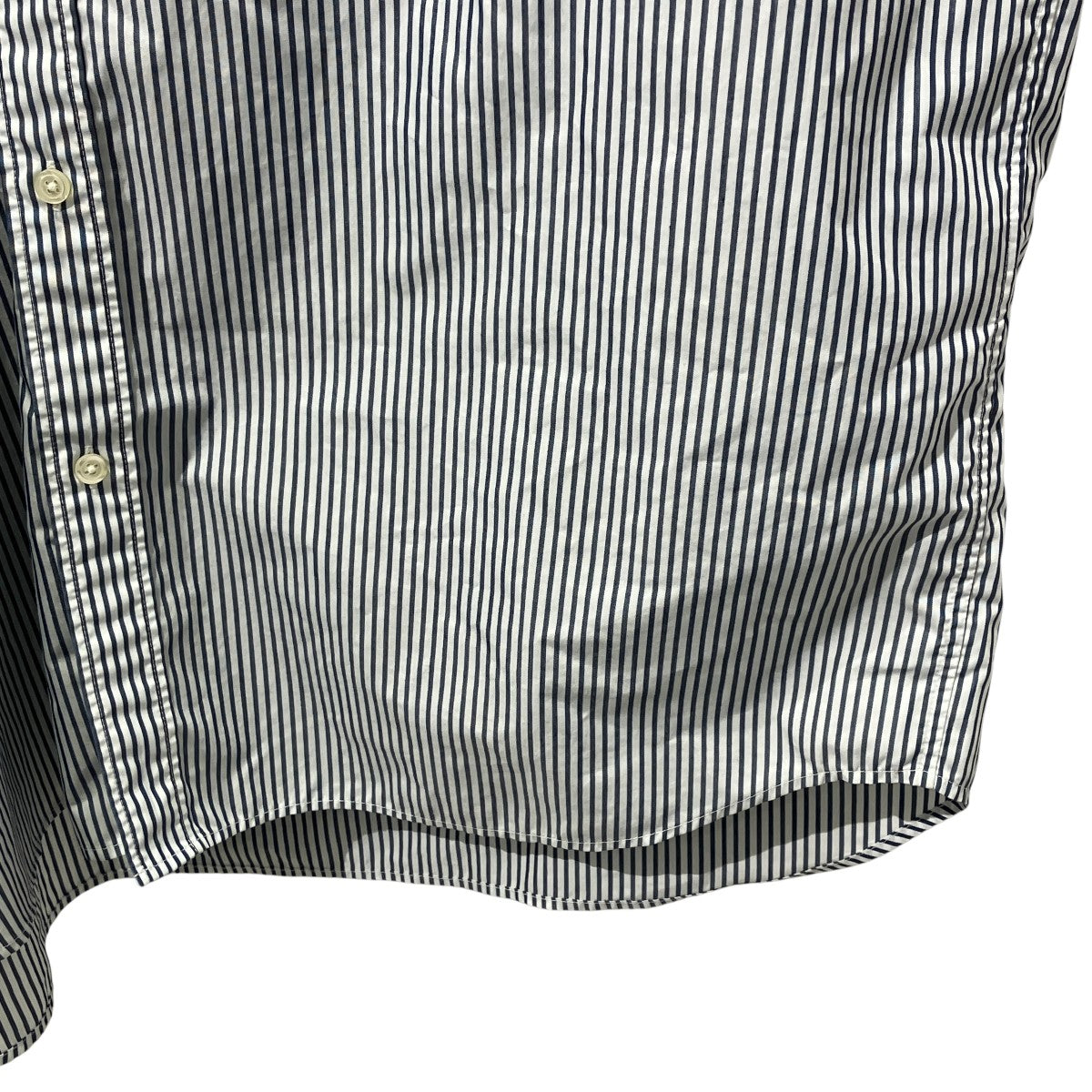 TECH REGULAR COLLAR SHIRT L／S STRIPE長袖シャツBE-83024W