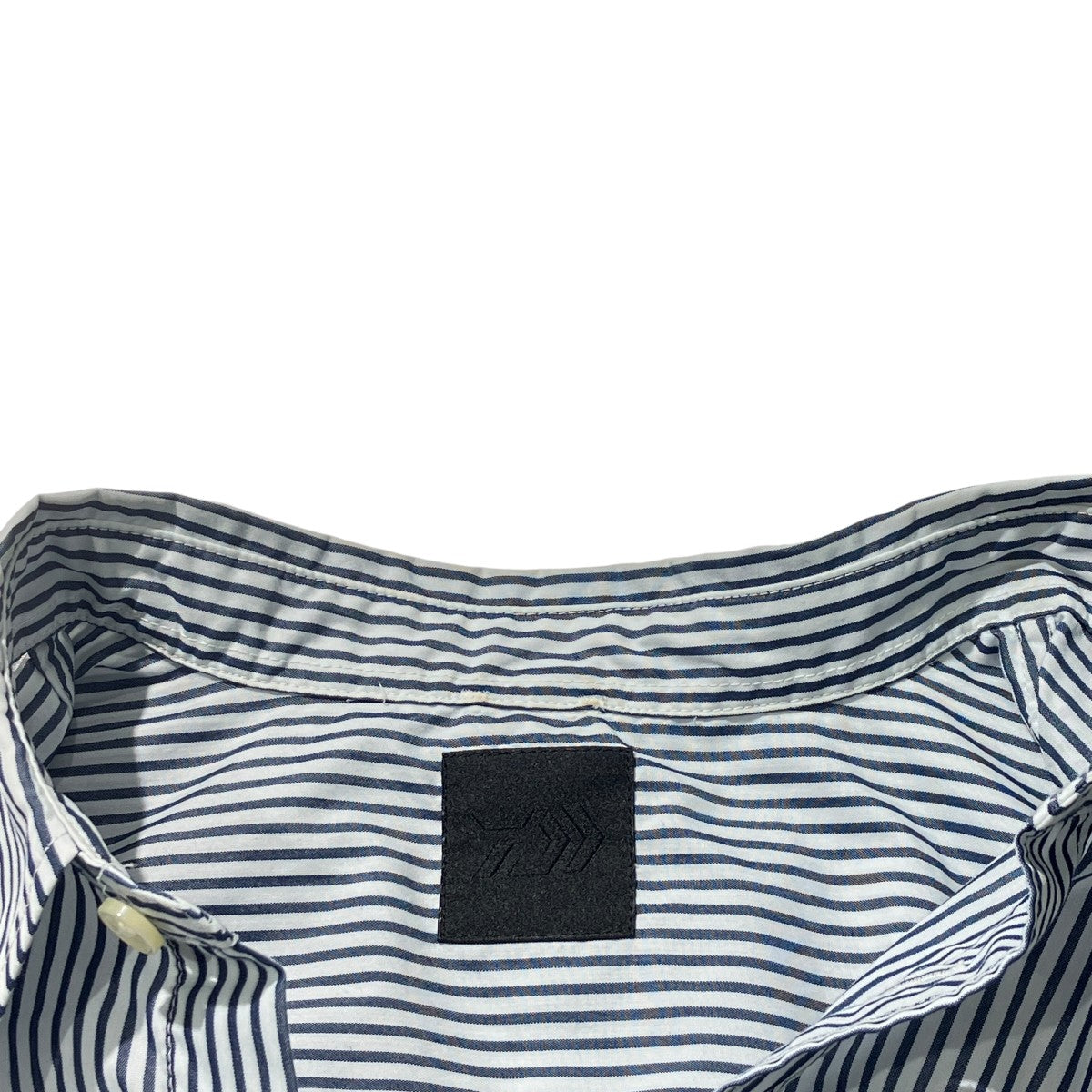TECH REGULAR COLLAR SHIRT L／S STRIPE長袖シャツBE-83024W