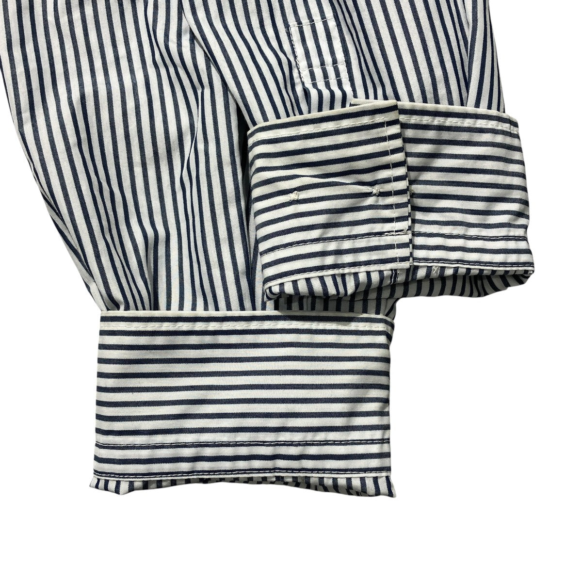 TECH REGULAR COLLAR SHIRT L／S STRIPE長袖シャツBE-83024W
