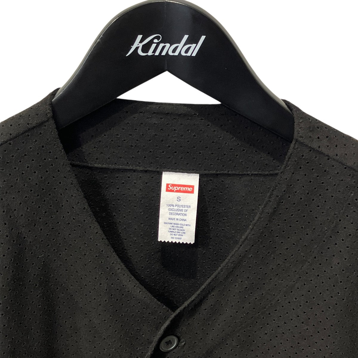 24SSUltrasuede Mesh Baseball Jerseyベースボールシャツ