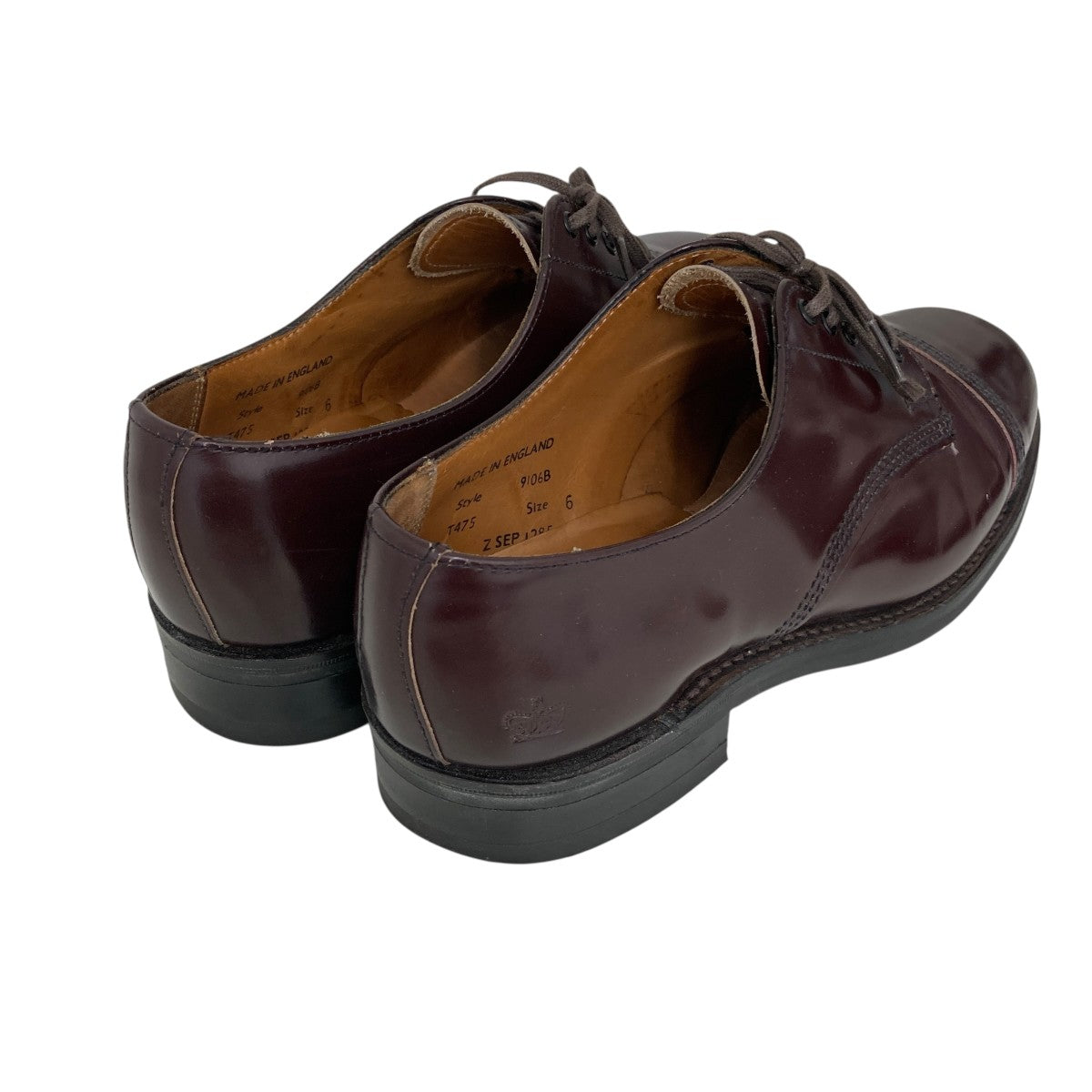 FEMALE MILITARY DERBY SHOEレザーシューズ9106B