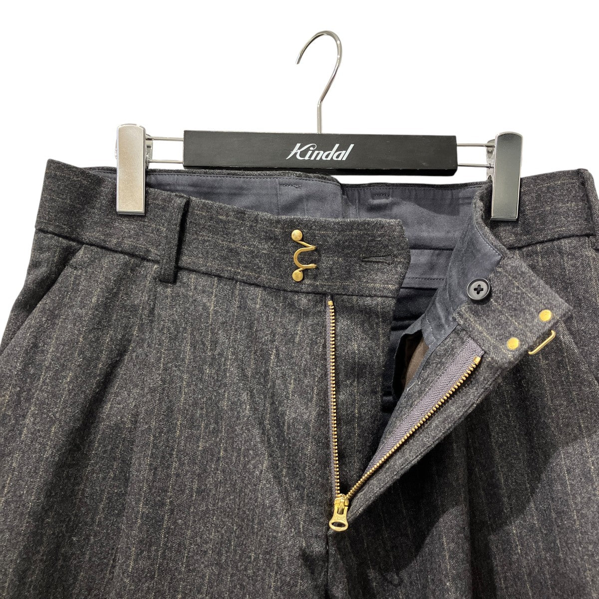 25AWウールピンストウールパンツ25WCM-P12120