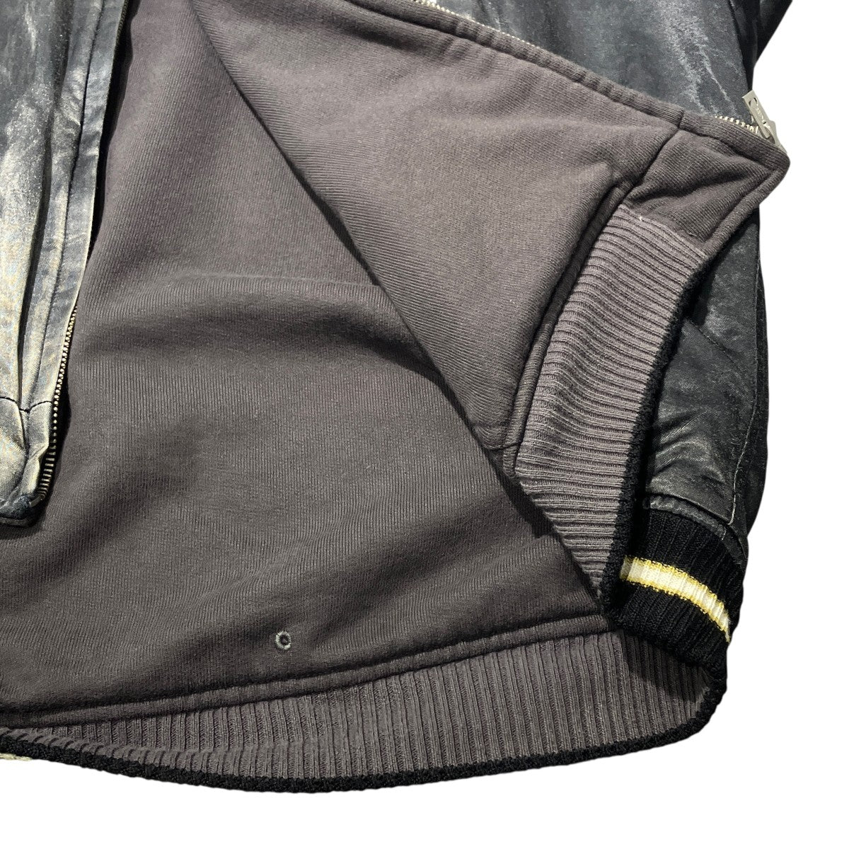 Reversible Hoodie Layered Souvenir JacketスカジャンJ15BL143