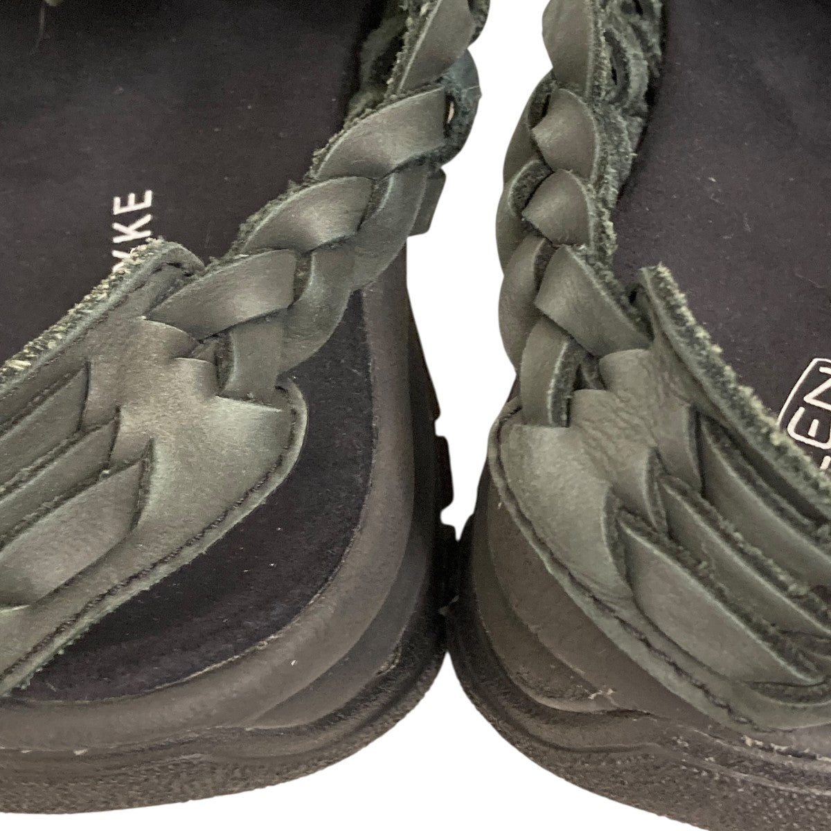 HYKE×KEEN ROSARITA II HYKE Editionサンダル グリーン×ブラック