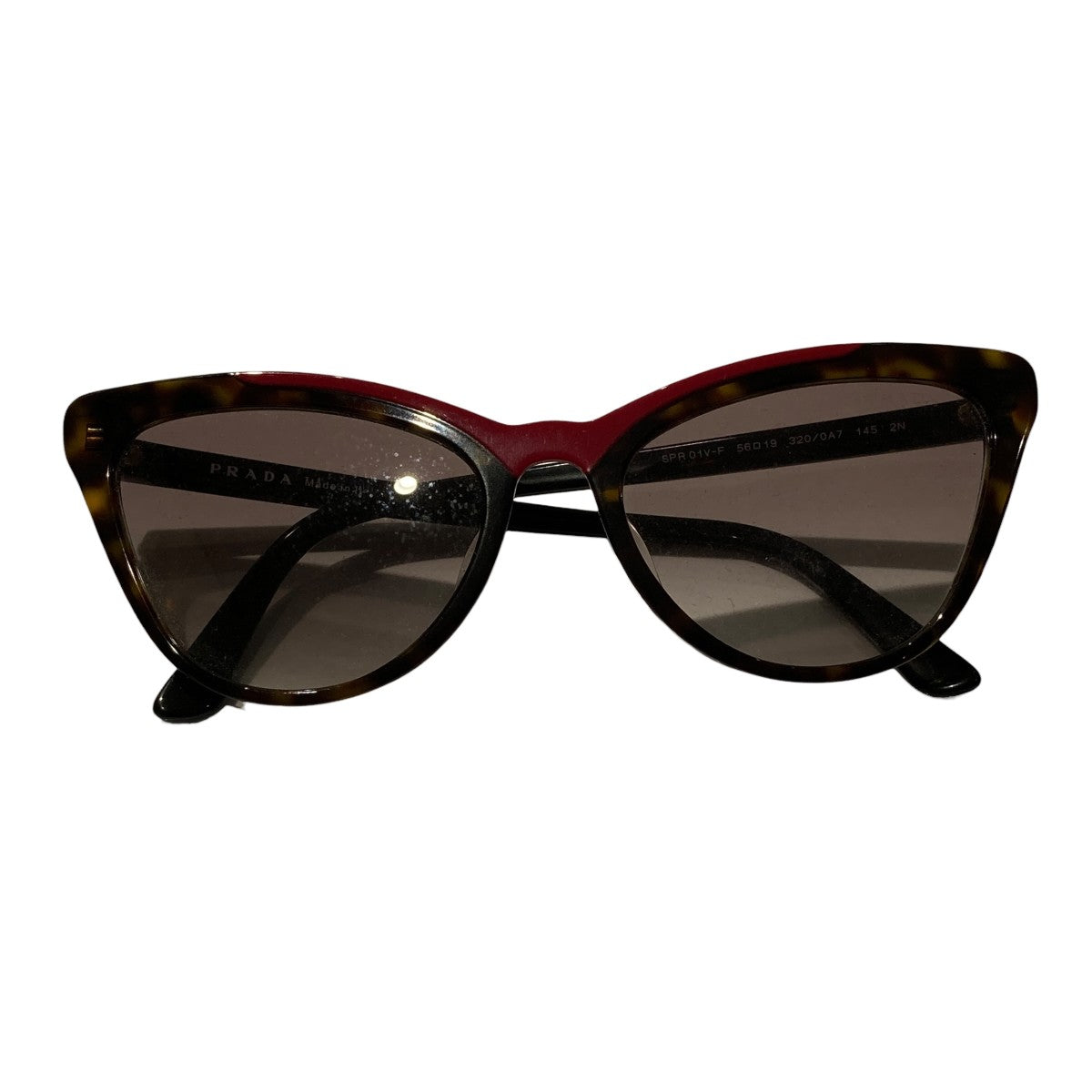 PRADA(プラダ) サングラスSPR01V-F SPR01V-F ブラウン×レッド サイズ