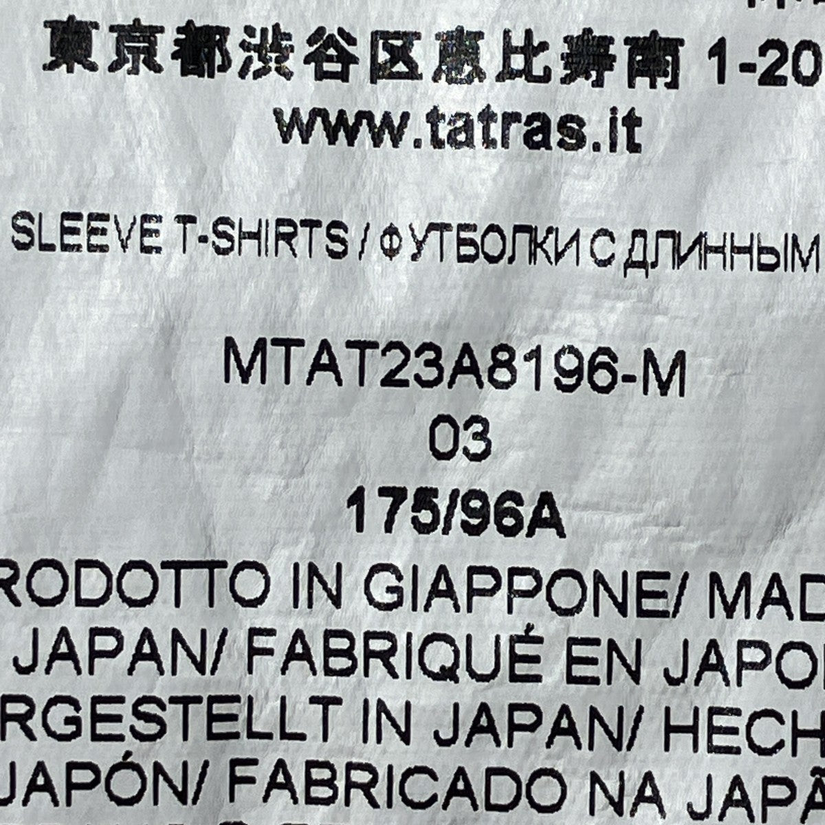 長袖TシャツMTAT23A8196