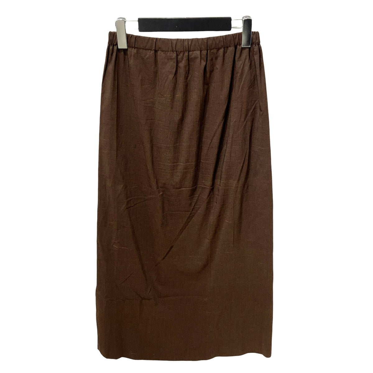 シルクネップストレッチロングスカート39053105004