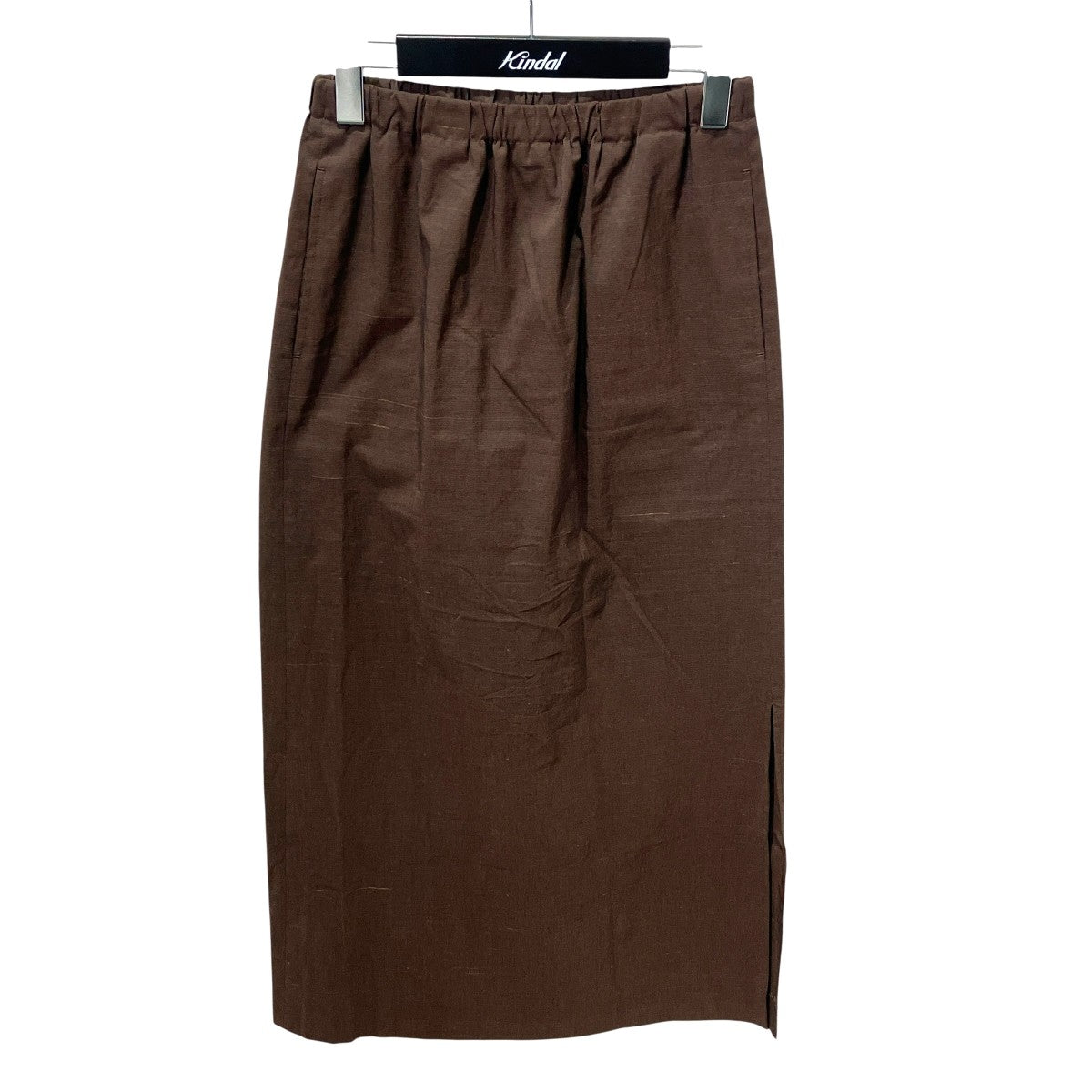 シルクネップストレッチロングスカート39053105004