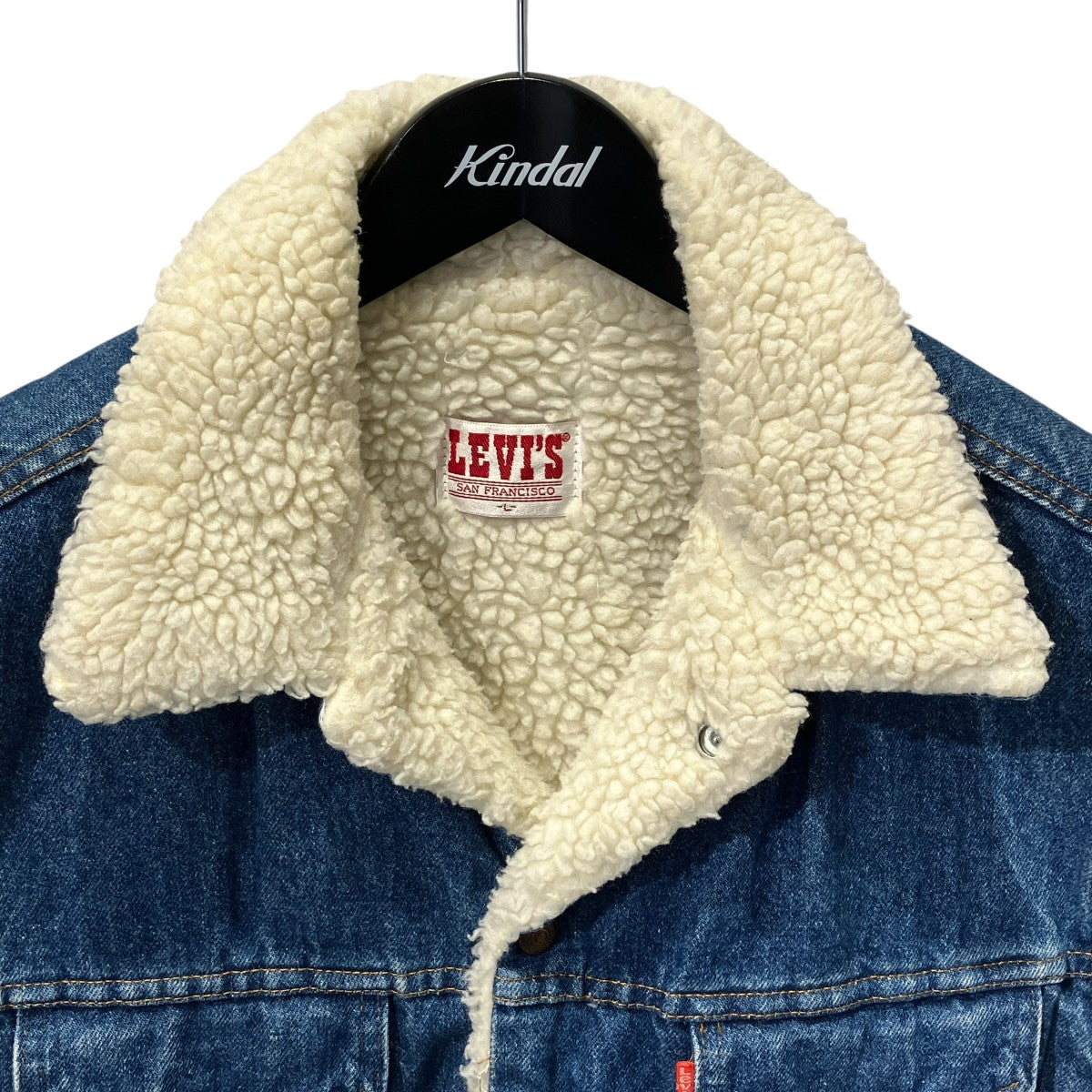 LEVI’S 80sDENIM BOA VESTボアベスト60511-0216 古着・中古-3枚目のアイテム画像