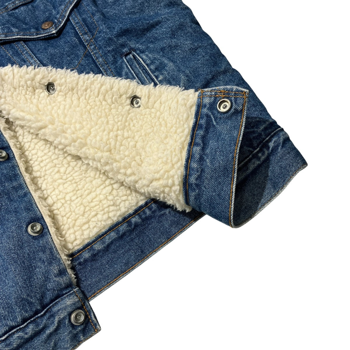LEVI’S 80sDENIM BOA VESTボアベスト60511-0216 古着・中古-5枚目のアイテム画像