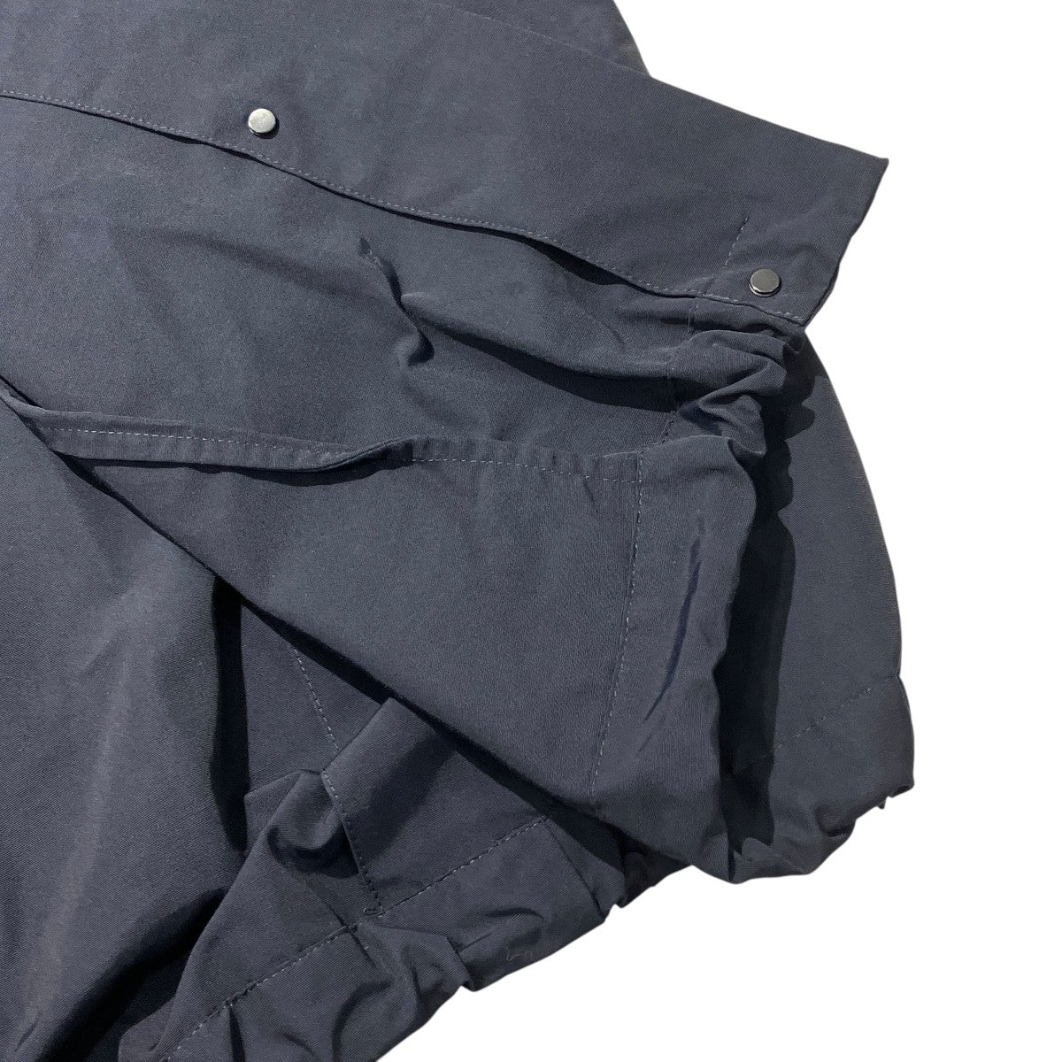 COTTON NYLON HOOD COATフード付コートA2731FJM105