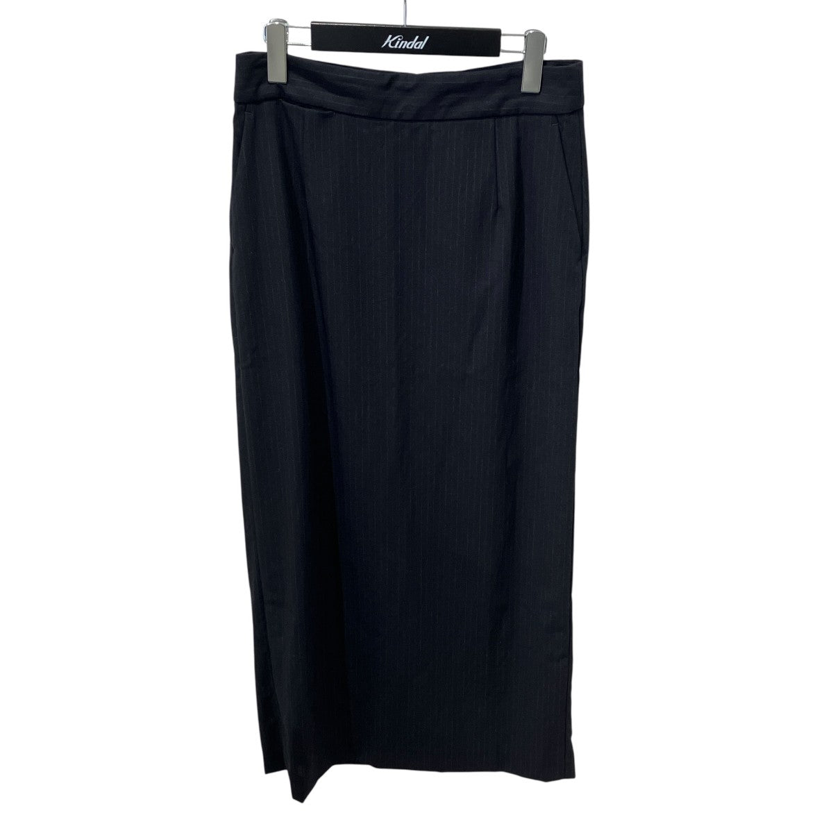 26SSSUBTLE STRIPE WOOL SKIRTロングスカート578-6132211