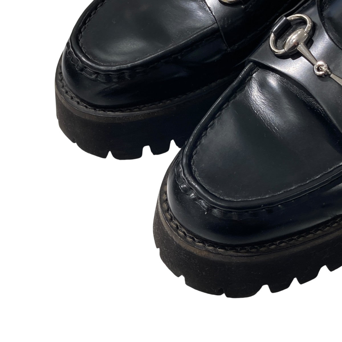 GUCCI(グッチ) ホースビットレザーミュール764207 764207 ブラック