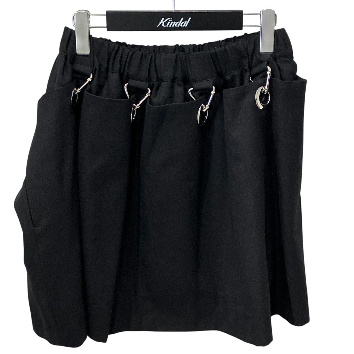 ELASTIC WAIST PLEAT MINI SKIRTスカート3P-S015