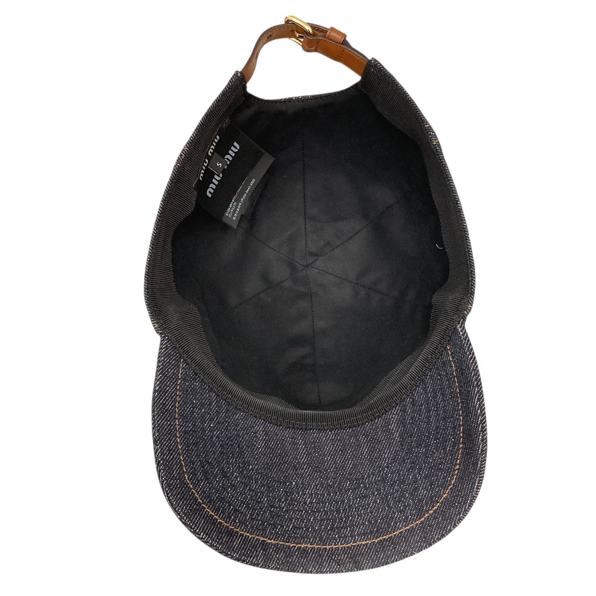 Denim Baseball Capキャップ5HC370