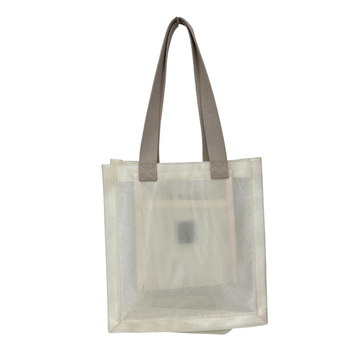 LUDLOW(ラドロー) Mesh Totebag 【HELLO】トートバッグ ベージュ