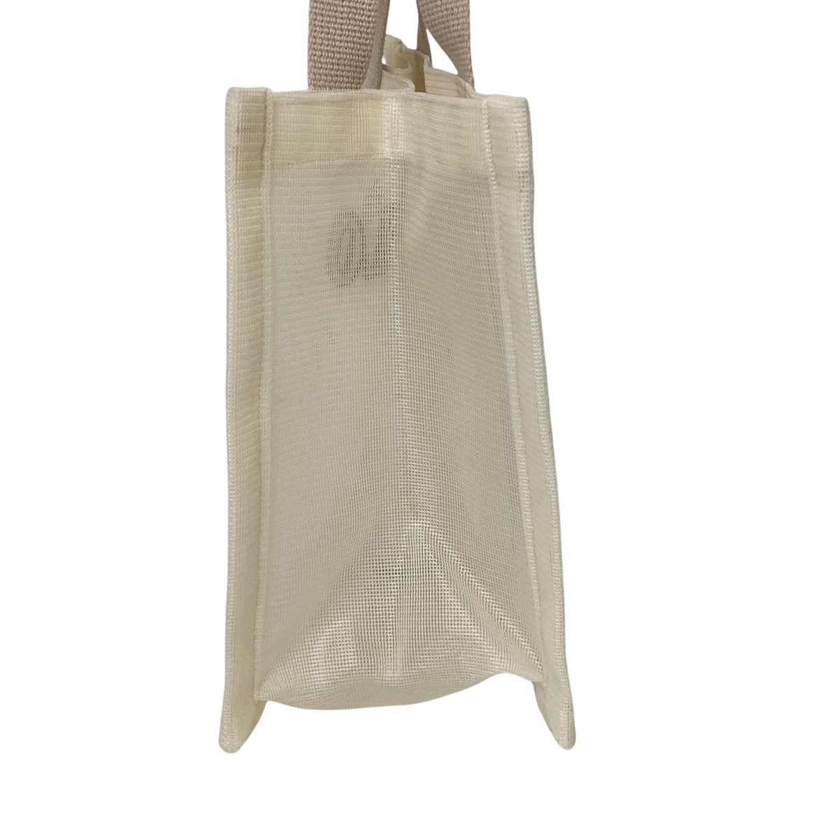 LUDLOW(ラドロー) Mesh Totebag 【HELLO】トートバッグ ベージュ