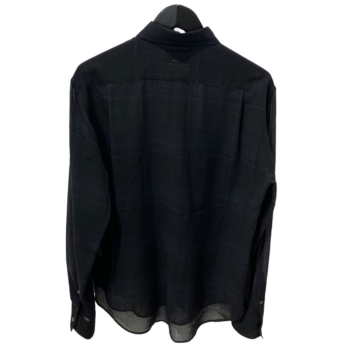 WOOL CHECK W-PKTチェック長袖シャツ26SS SH5