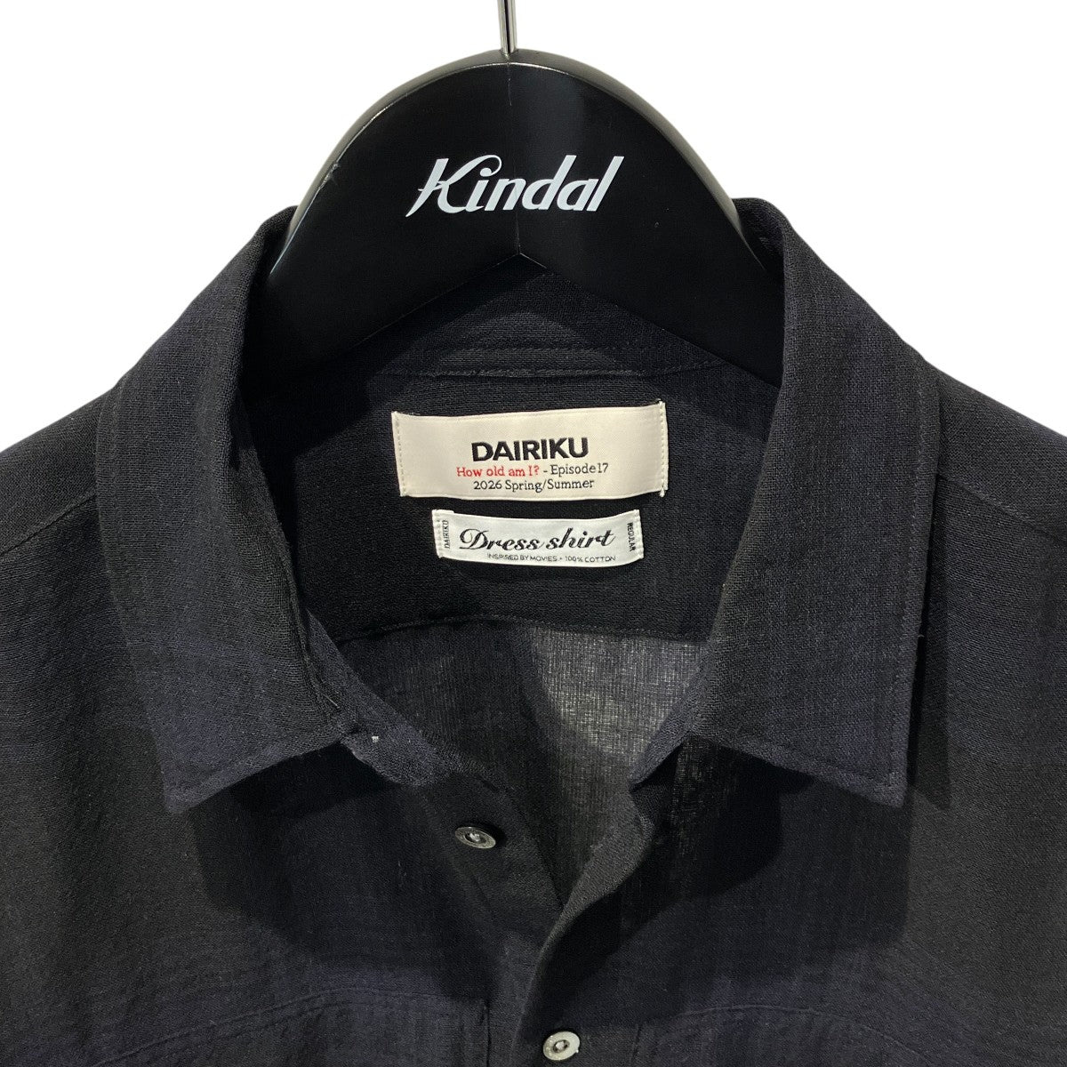 WOOL CHECK W-PKTチェック長袖シャツ26SS SH5