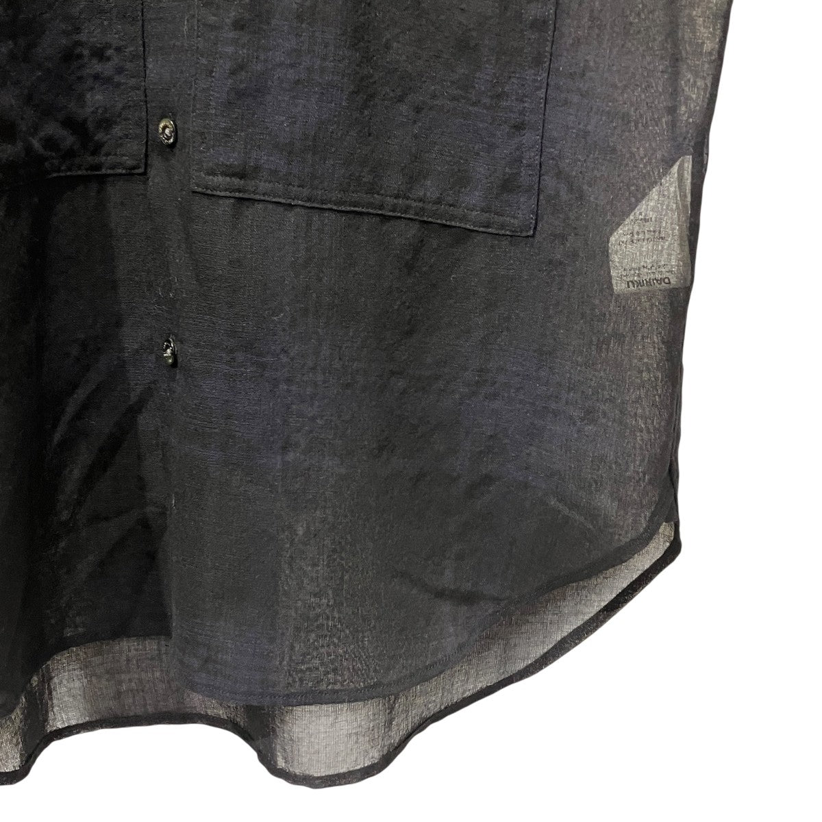 WOOL CHECK W-PKTチェック長袖シャツ26SS SH5