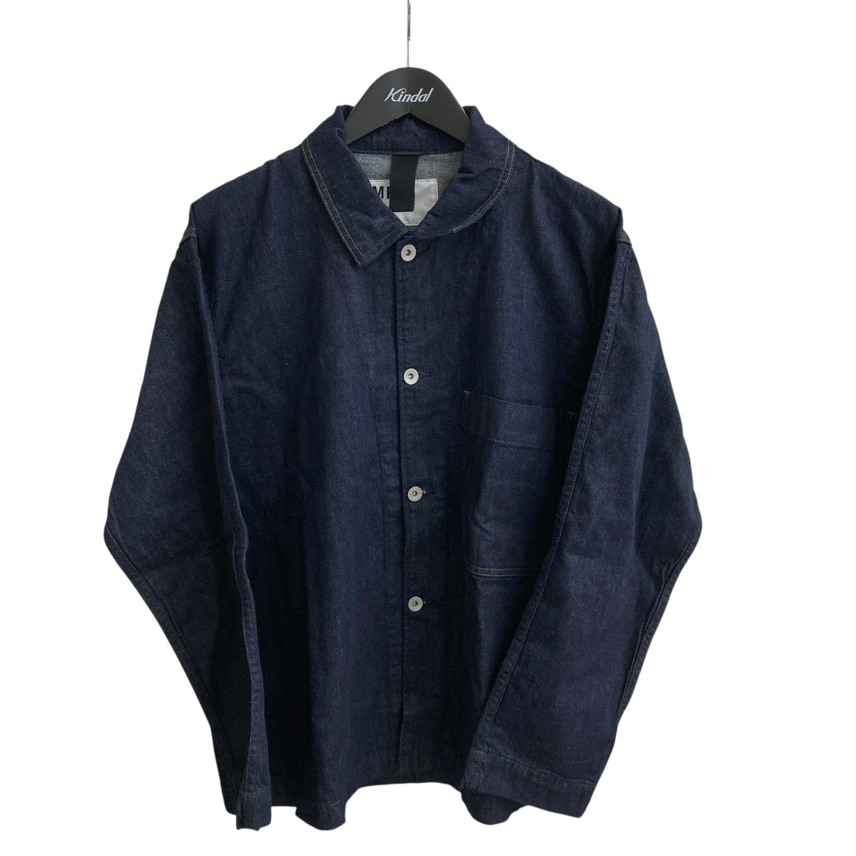 コットンデニムカバーオールジャケットデニムジャケット596-3125500