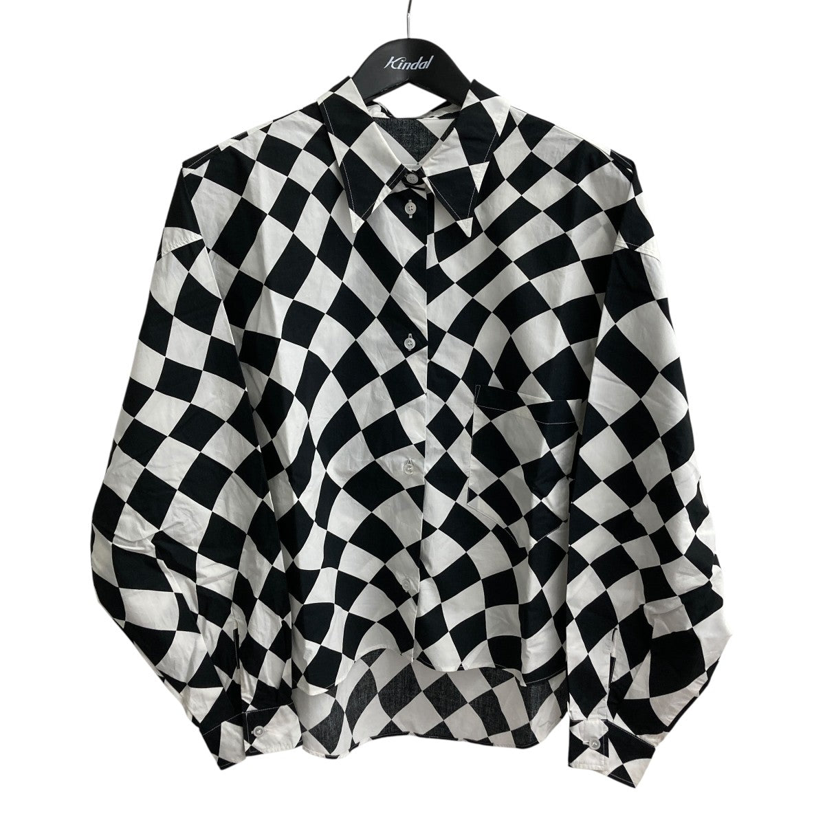 22SSDistorted Chess Print Shirt長袖シャツS62DL0067
