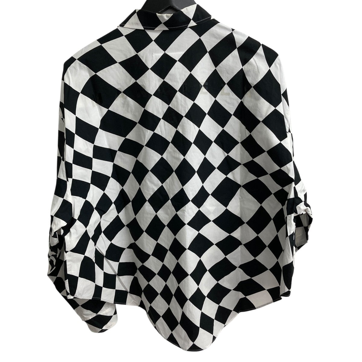 22SSDistorted Chess Print Shirt長袖シャツS62DL0067