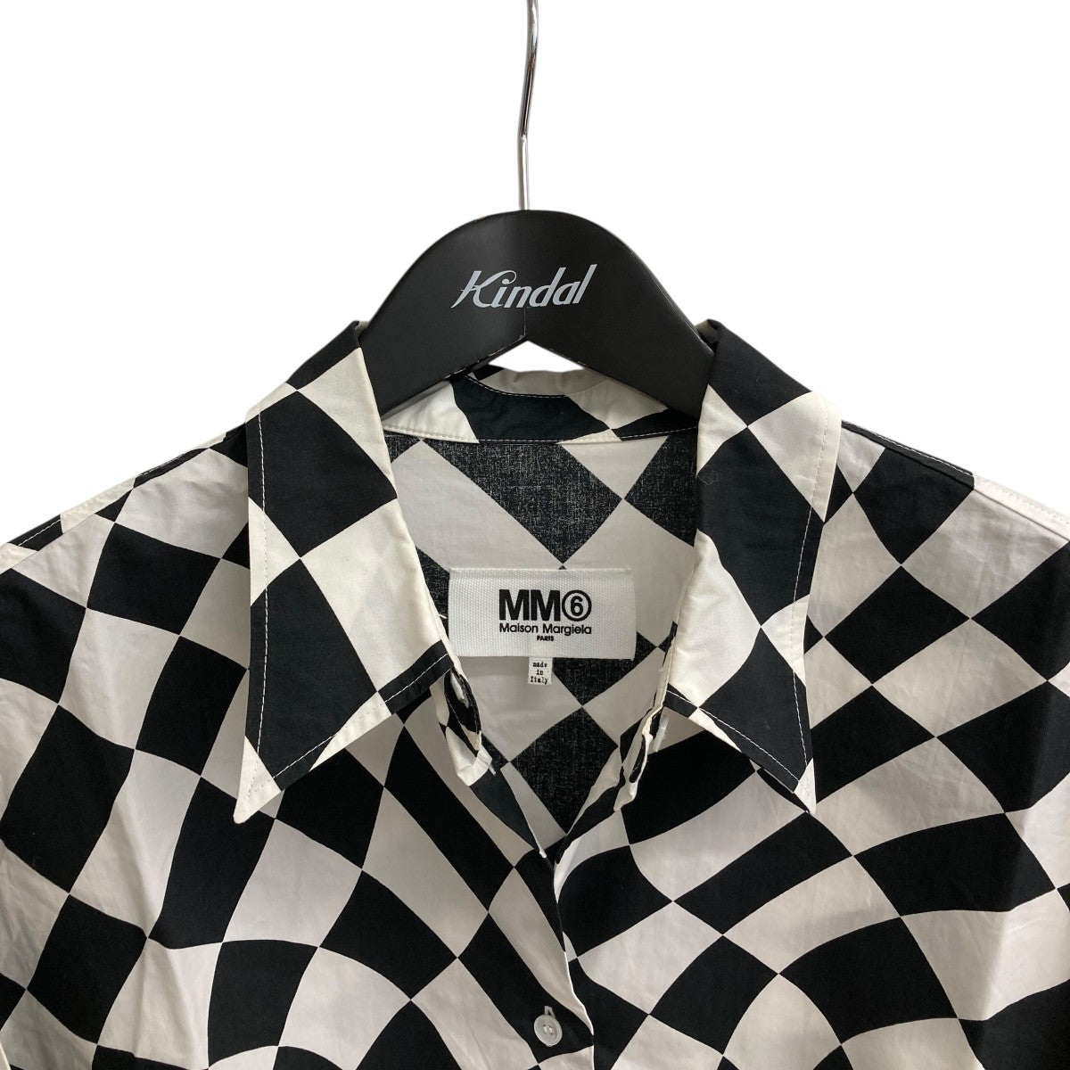 22SSDistorted Chess Print Shirt長袖シャツS62DL0067