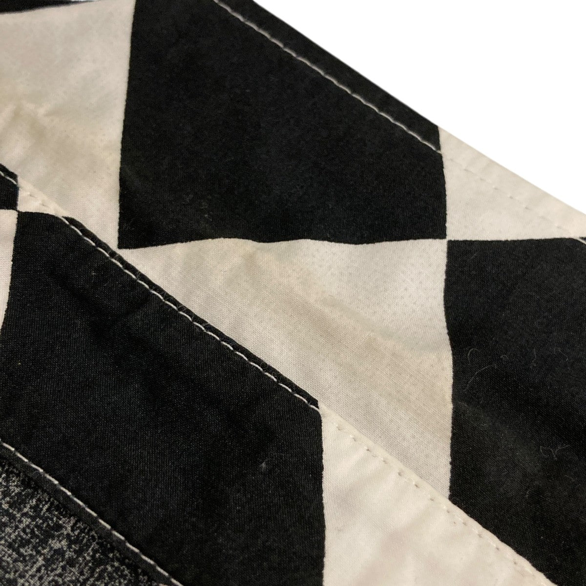 22SSDistorted Chess Print Shirt長袖シャツS62DL0067