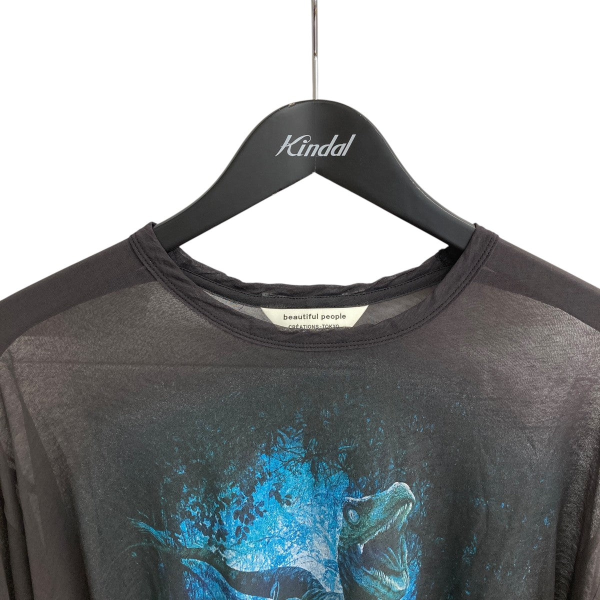 jurassic world sheer jersey big-Tカットソー半袖1515310073