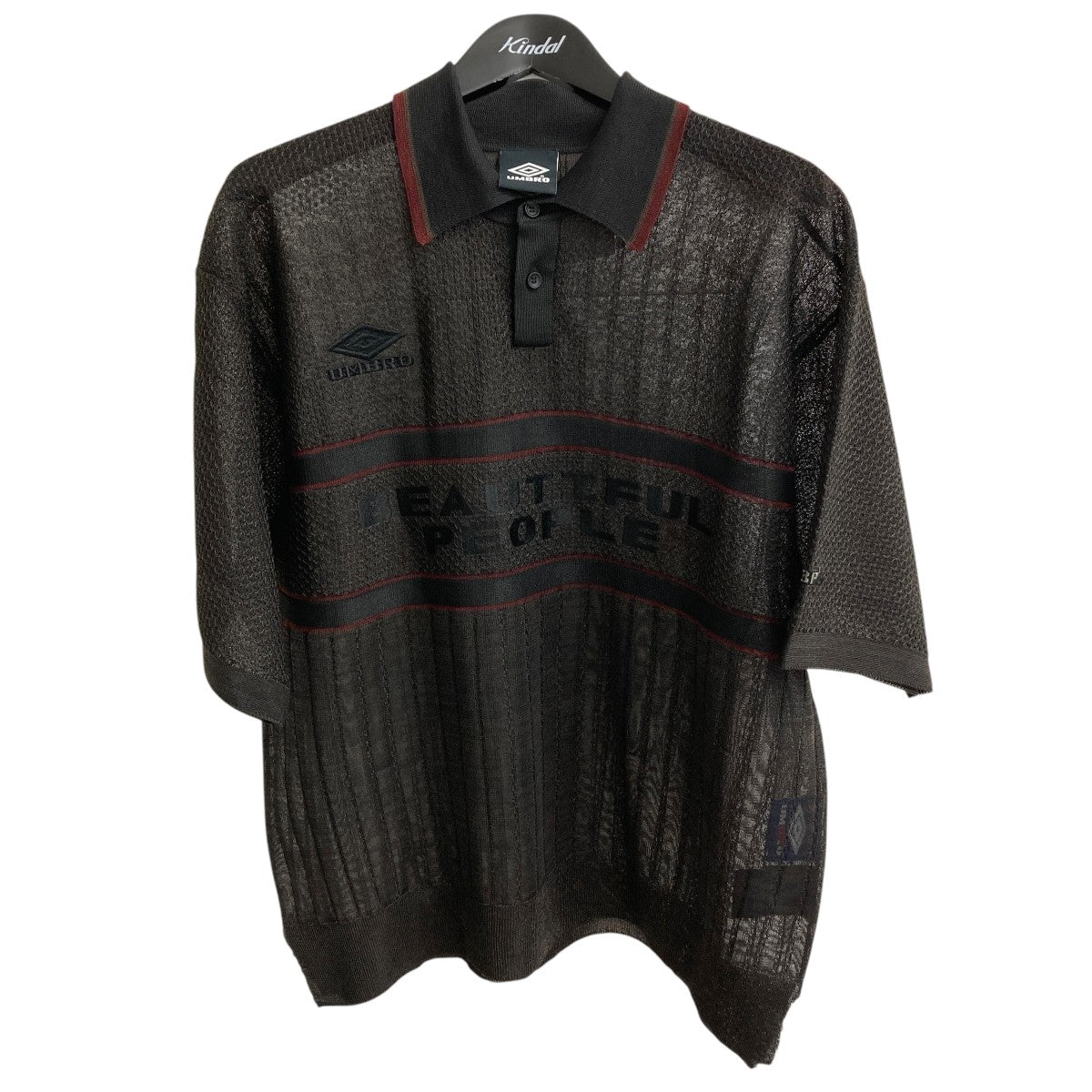 umbro knitted game shirt pullover半袖ポロシャツ1515210046