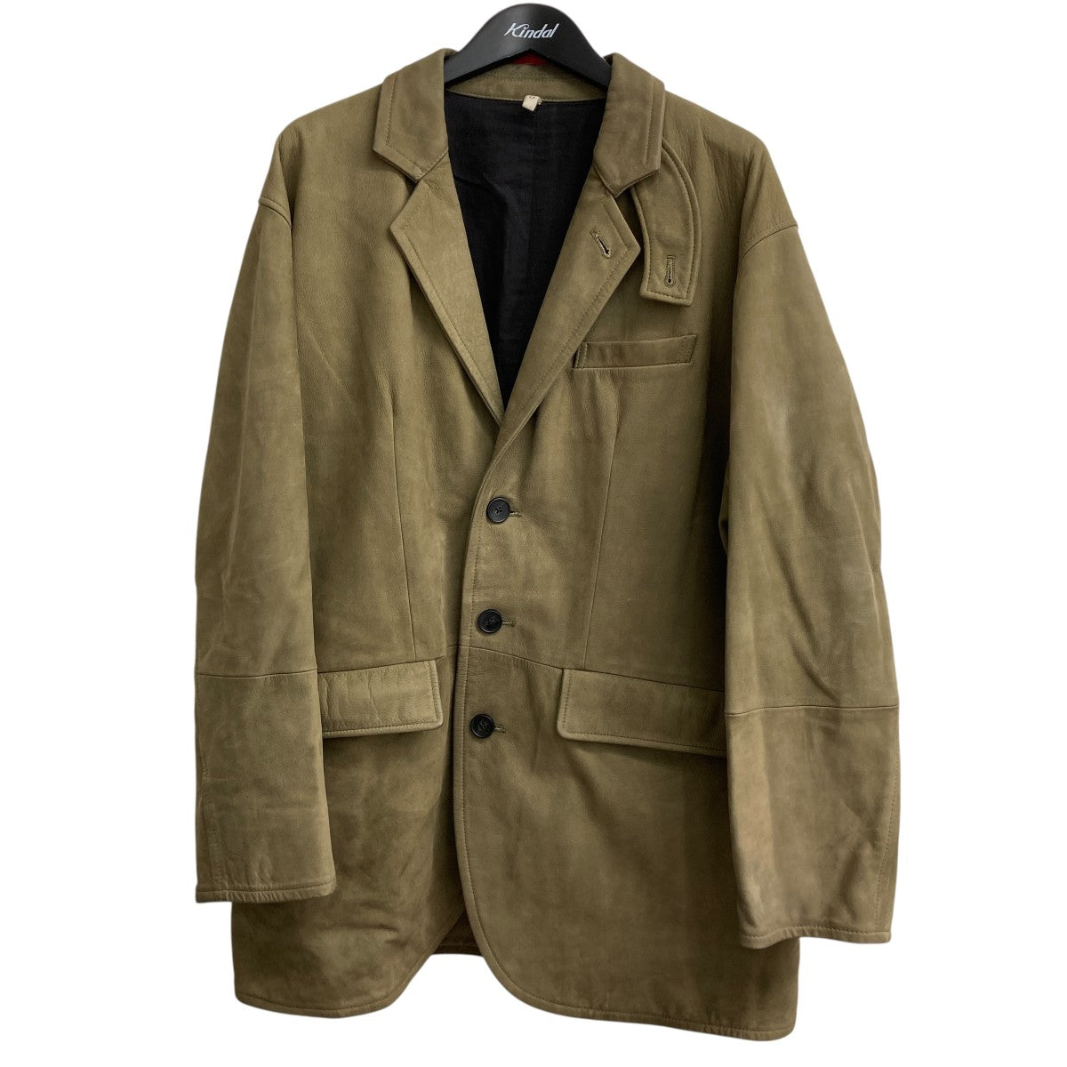 COW SKIN UNCONSTRUCTED LOOSE FIT JACKET JOSEPHレザージャケットSH-40-NUBUCK