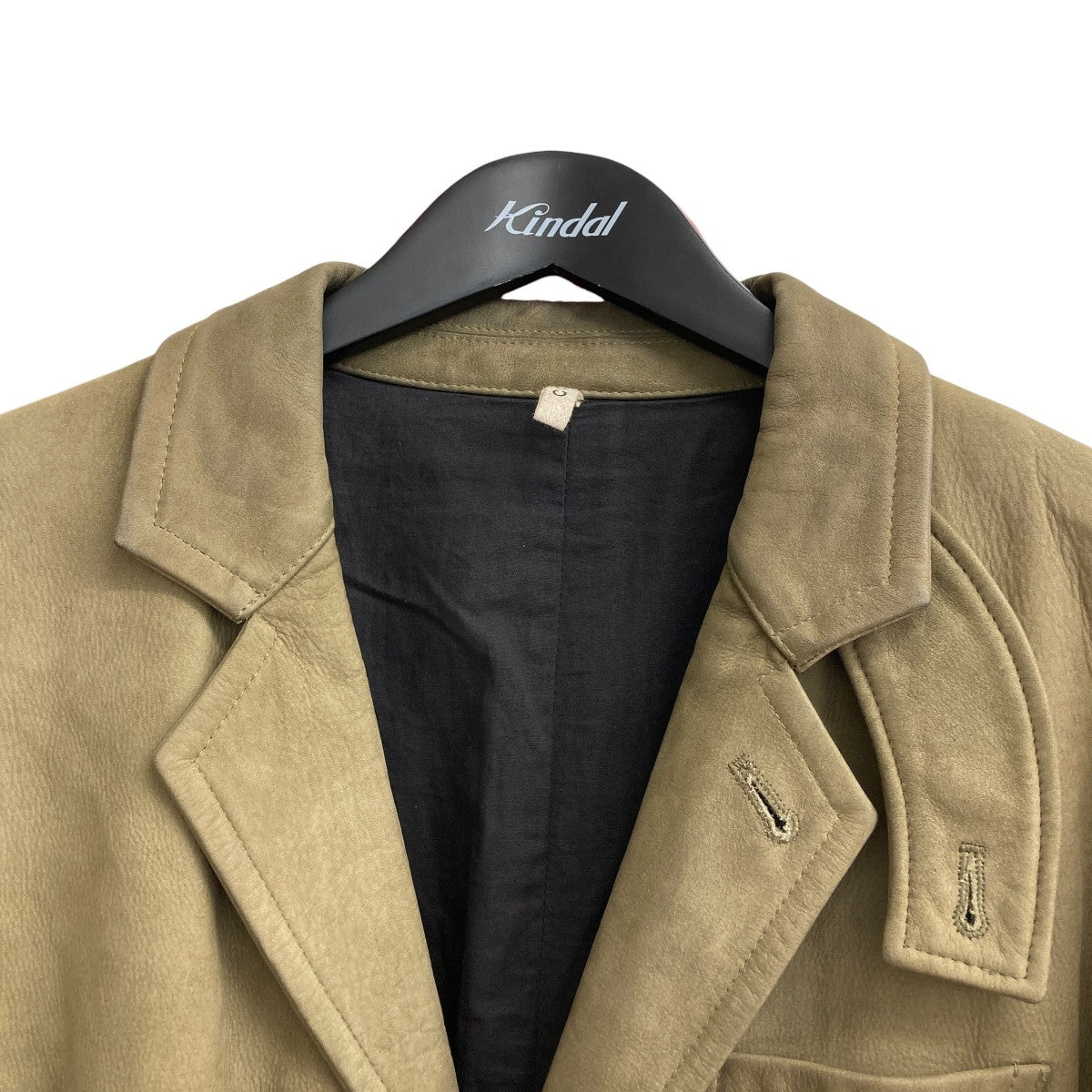 COW SKIN UNCONSTRUCTED LOOSE FIT JACKET JOSEPHレザージャケットSH-40-NUBUCK