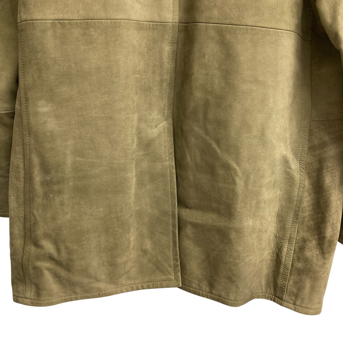 COW SKIN UNCONSTRUCTED LOOSE FIT JACKET JOSEPHレザージャケットSH-40-NUBUCK