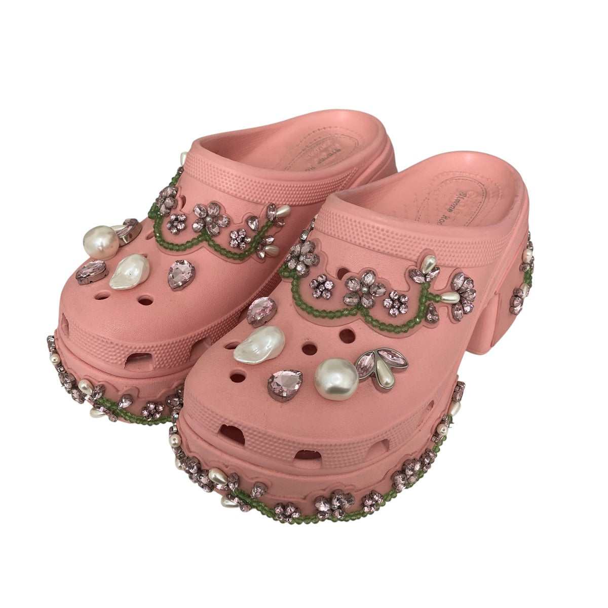 CROCS WMNS SIREN CLOG Bone厚底サンダル210142 001