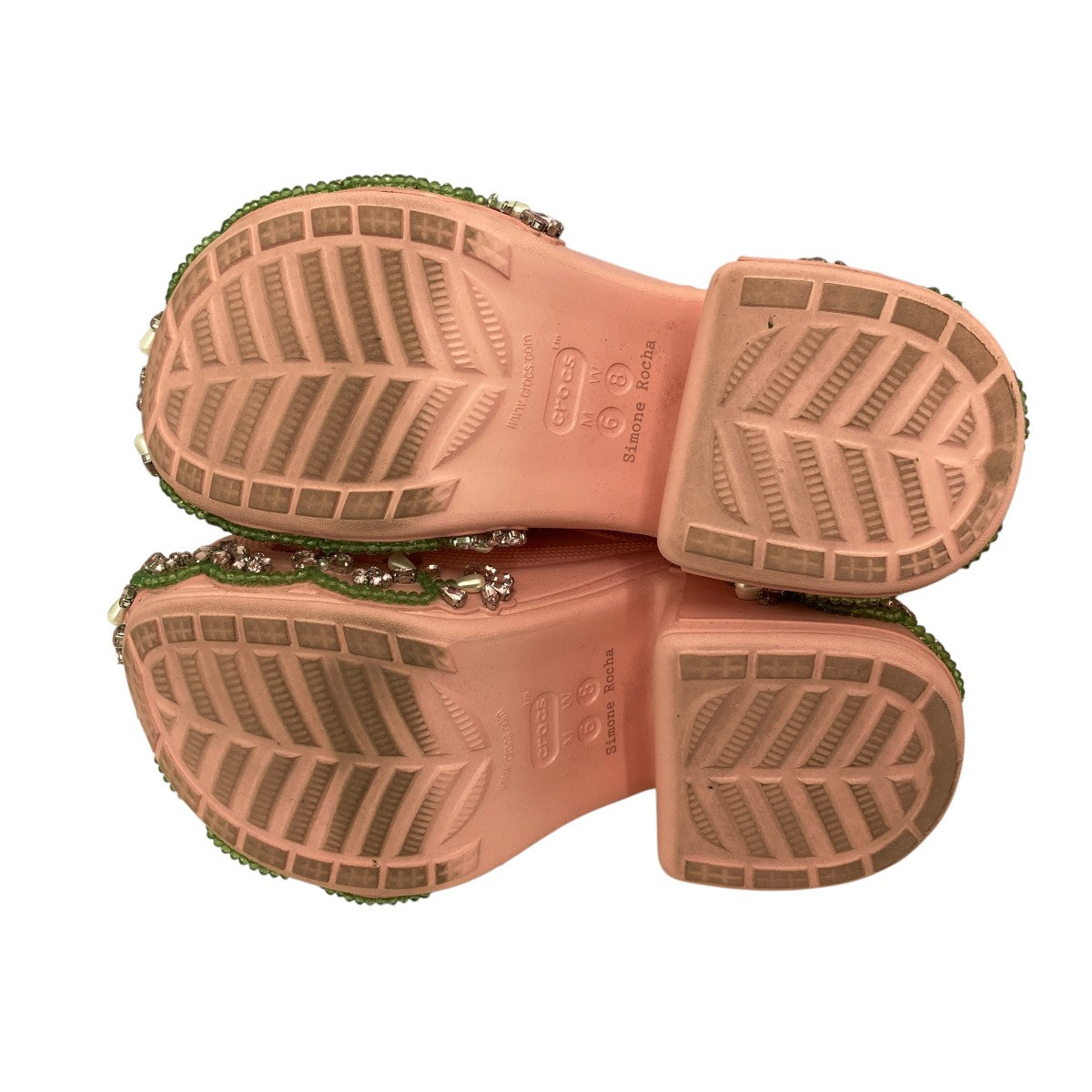 CROCS WMNS SIREN CLOG Bone厚底サンダル210142 001