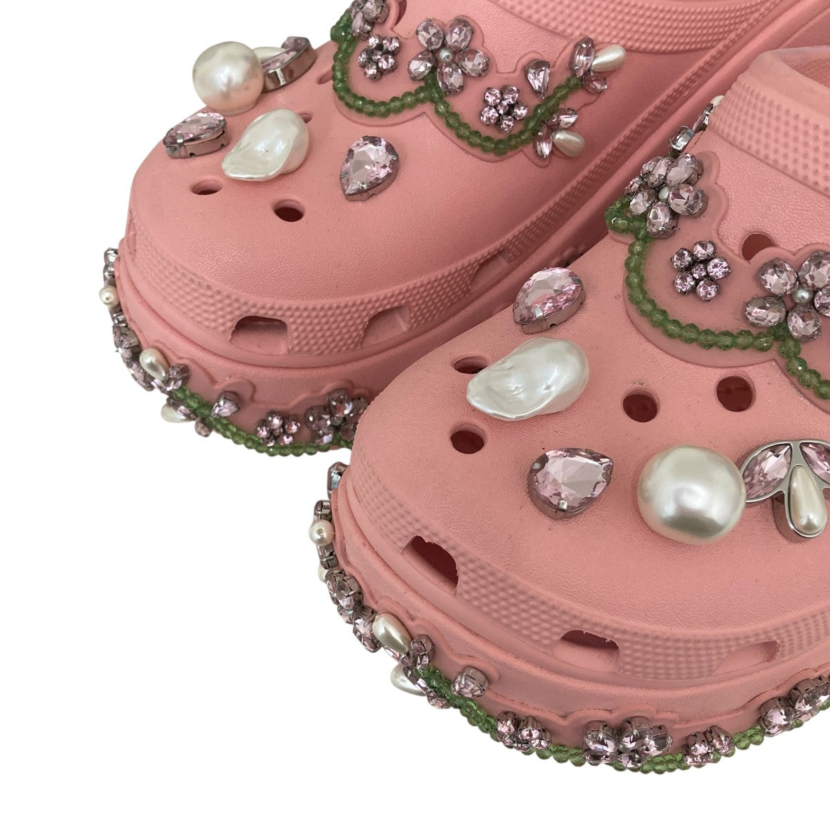 CROCS WMNS SIREN CLOG Bone厚底サンダル210142 001