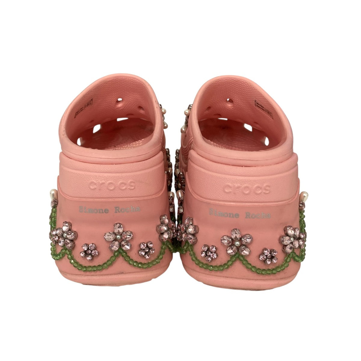 CROCS WMNS SIREN CLOG Bone厚底サンダル210142 001