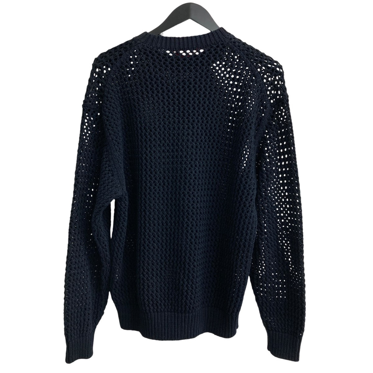 COTTON LILY-YARN MESH KNIT厚手ニットa24sp01lm