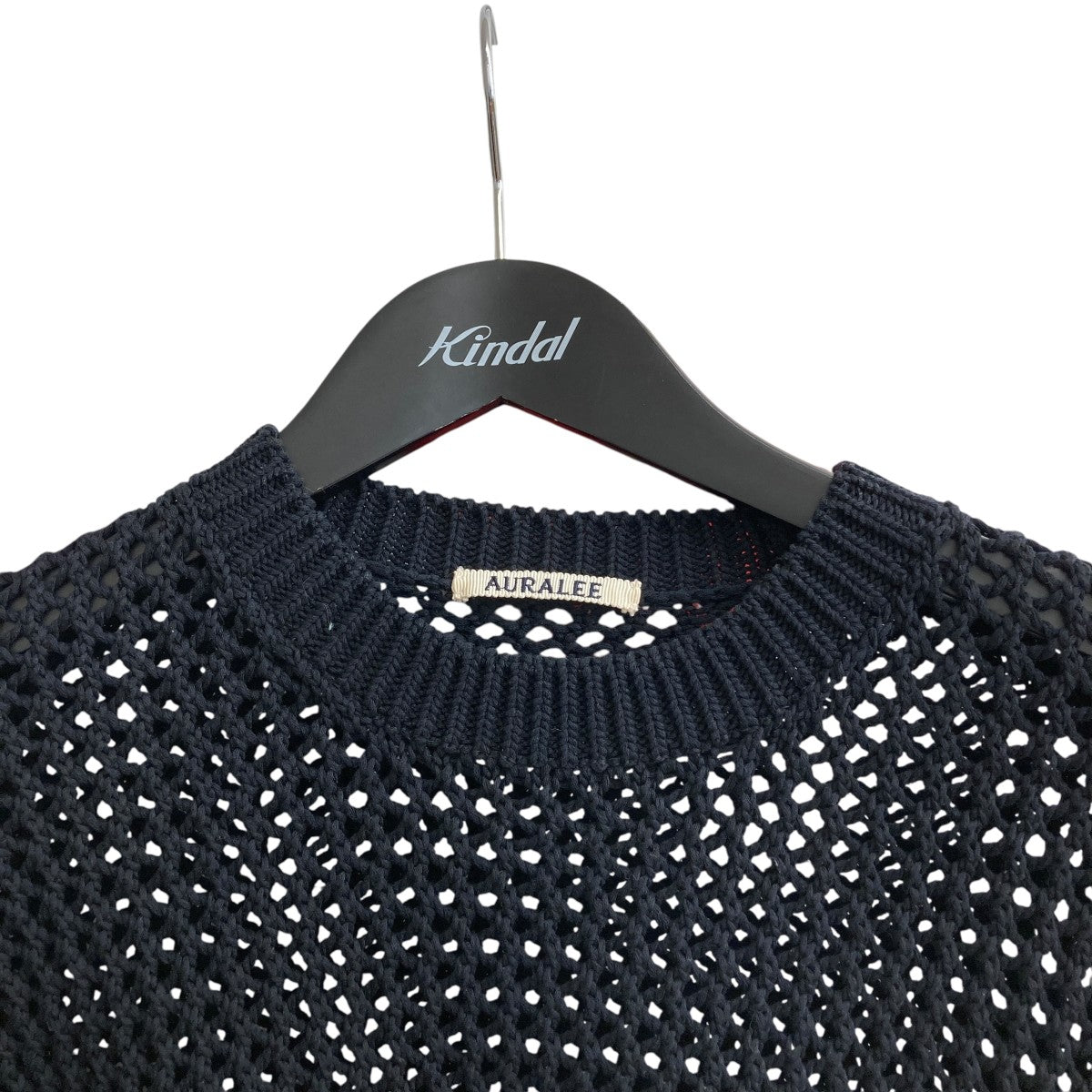COTTON LILY-YARN MESH KNIT厚手ニットa24sp01lm