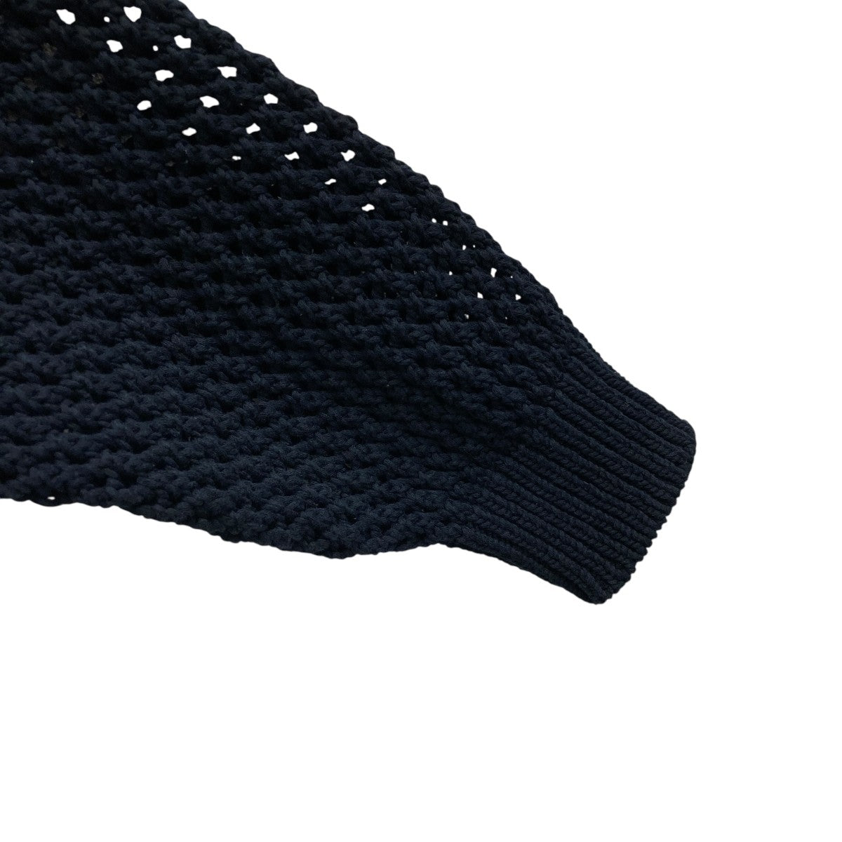 COTTON LILY-YARN MESH KNIT厚手ニットa24sp01lm