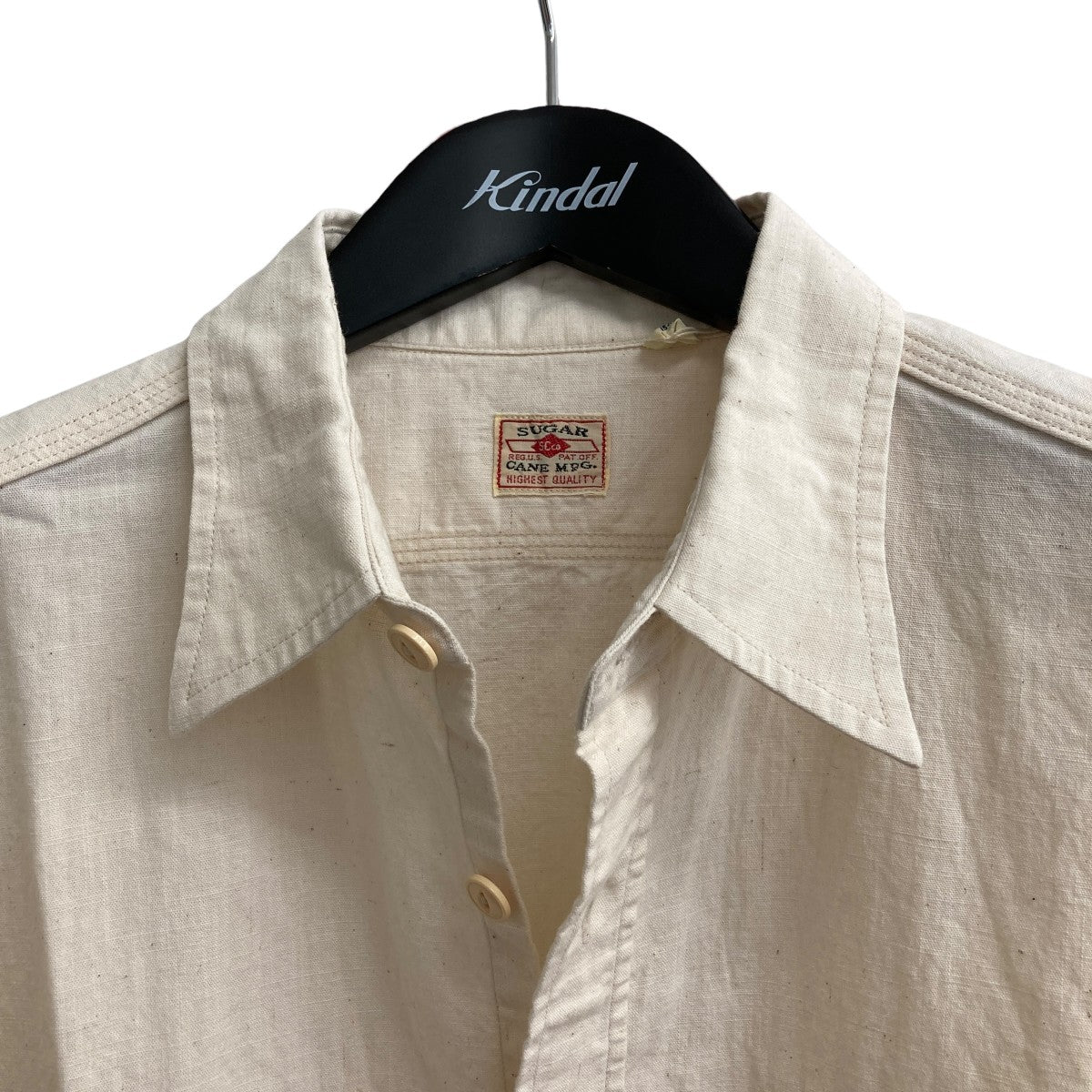 WHITE CHAMBRAY WORK SHIRT (SHORT SLEEVE)半袖シャツSC37942