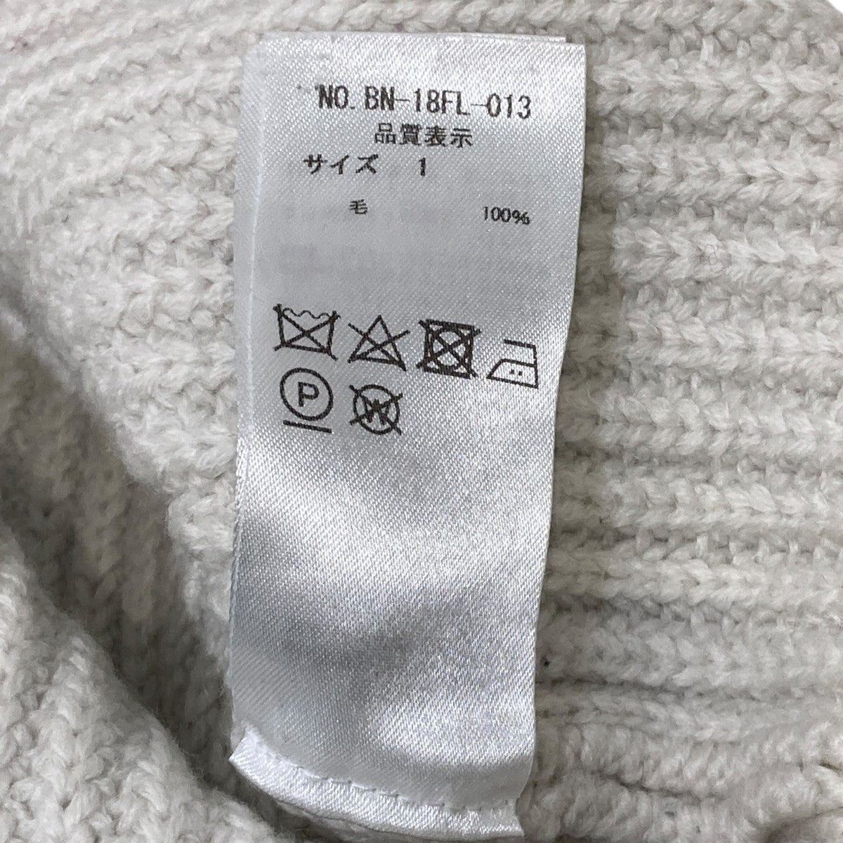 BATONER 5G片畦タートルネックチュニック厚手ニットBN-18FL-013 古着・中古-6枚目のアイテム画像