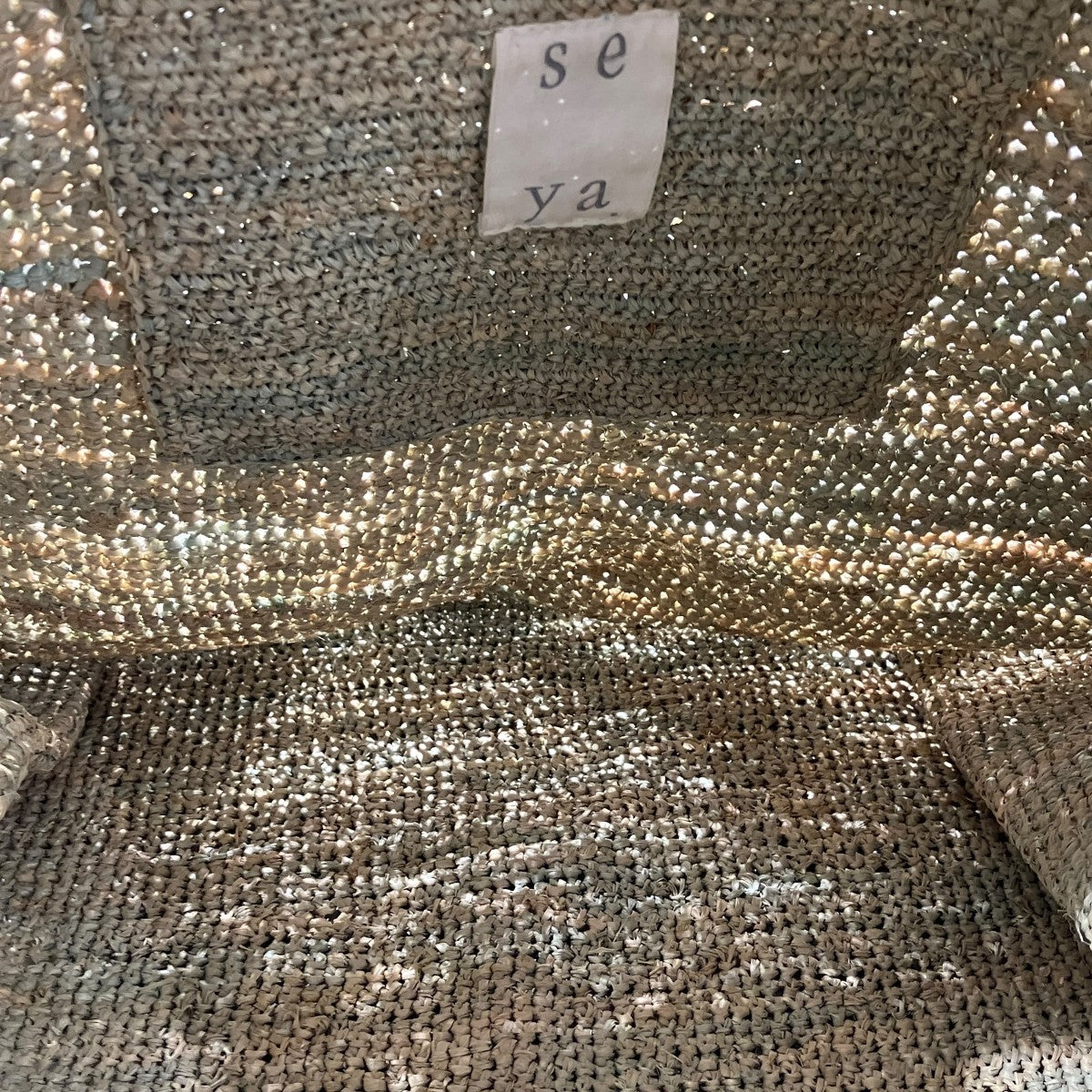 RAFFIA SHOPPING BAGトートバッグTKFA003-1