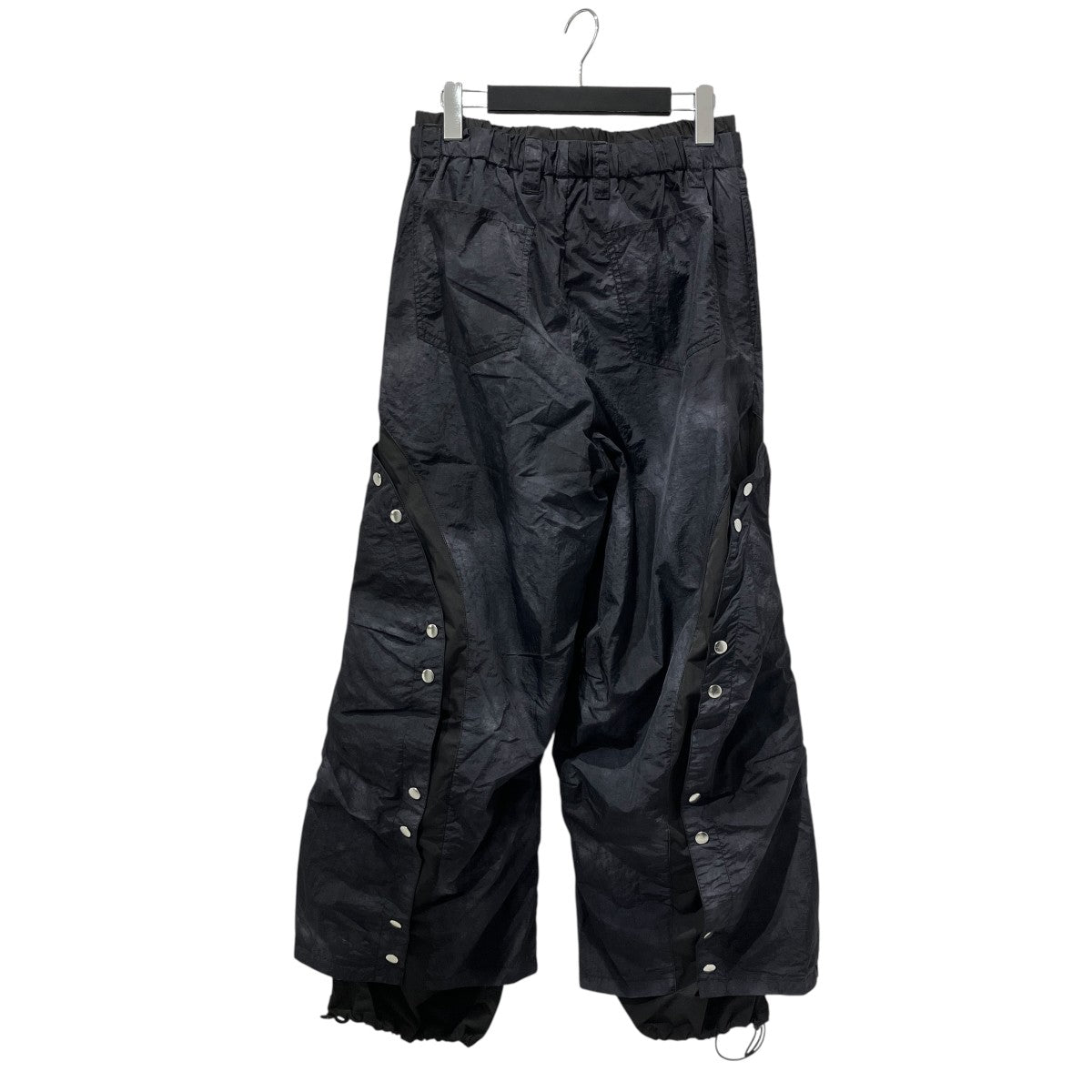 Button Layered Design Nylon Pantsパンツgrapt1335