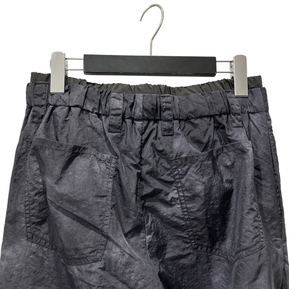 Button Layered Design Nylon Pantsパンツgrapt1335