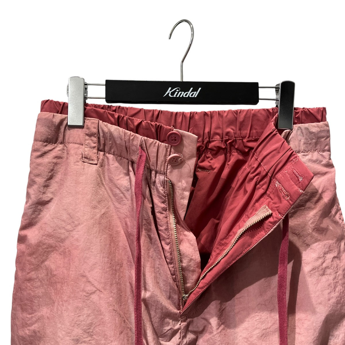 Button Layered Design Nylon Pantsパンツgrapt1335