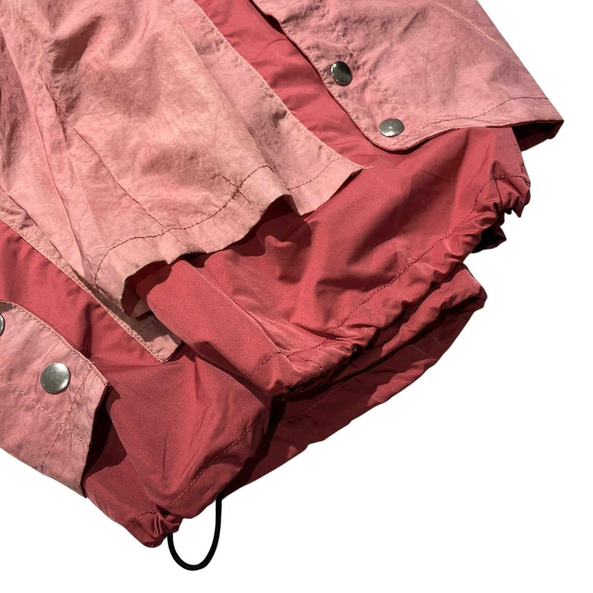 Button Layered Design Nylon Pantsパンツgrapt1335