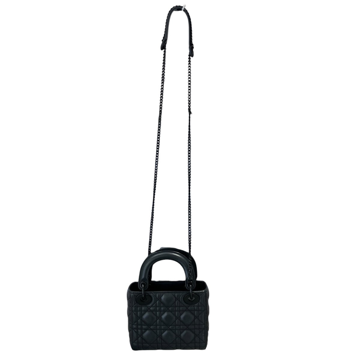 Lady Dior バッグ ミニ カナージュ ウルトラマット カーフスキンチェーンショルダーバッグM0505SLOI M989