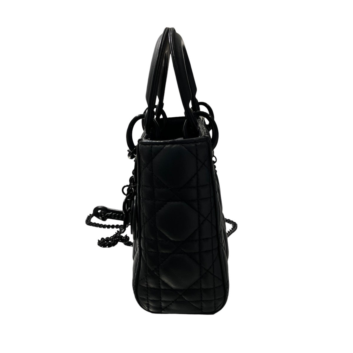 Lady Dior バッグ ミニ カナージュ ウルトラマット カーフスキンチェーンショルダーバッグM0505SLOI M989